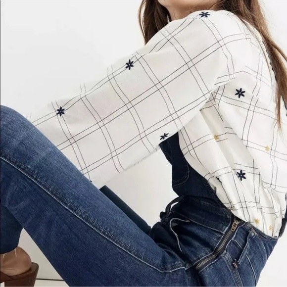 Madewell Skinny Overalls Jansing Wash- size S - Picture 4 of 14